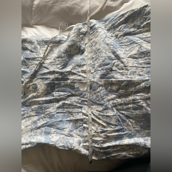 Reformation Blue Linen Jill Dress - Picture 4 of 5